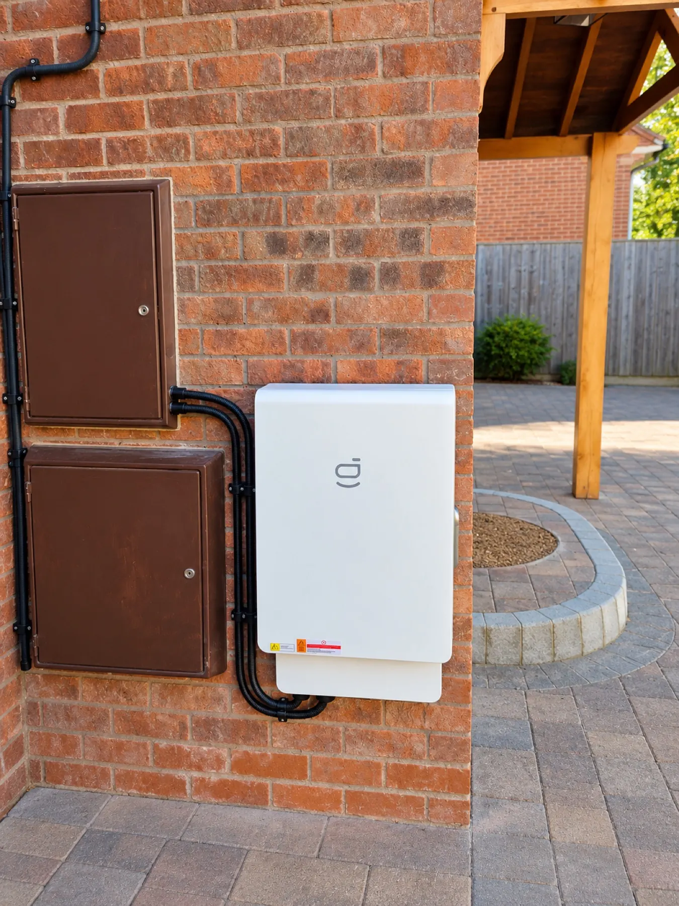 External energy-management equipment installed at a Banbury property