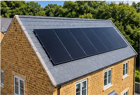 LONGi 480W solar modules installed by NS Booth